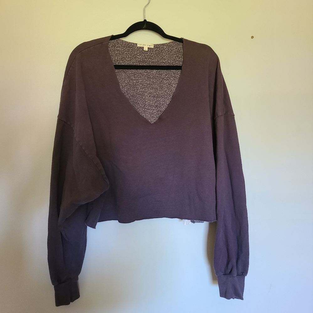 Urban Outfitters Crop Batwing Sweatshirt size Large